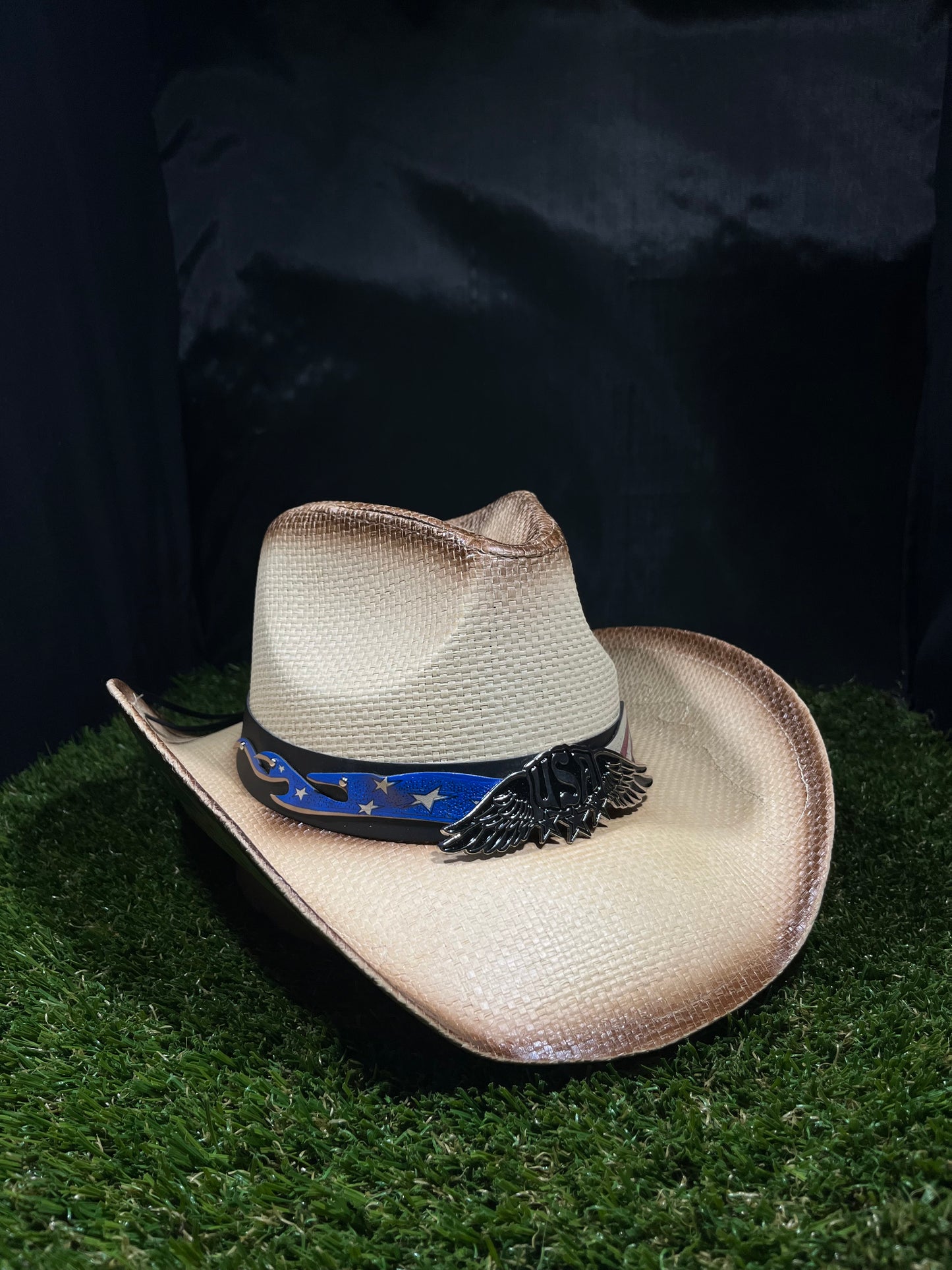 USA Western Eagle Under-brim Cowboy Hat