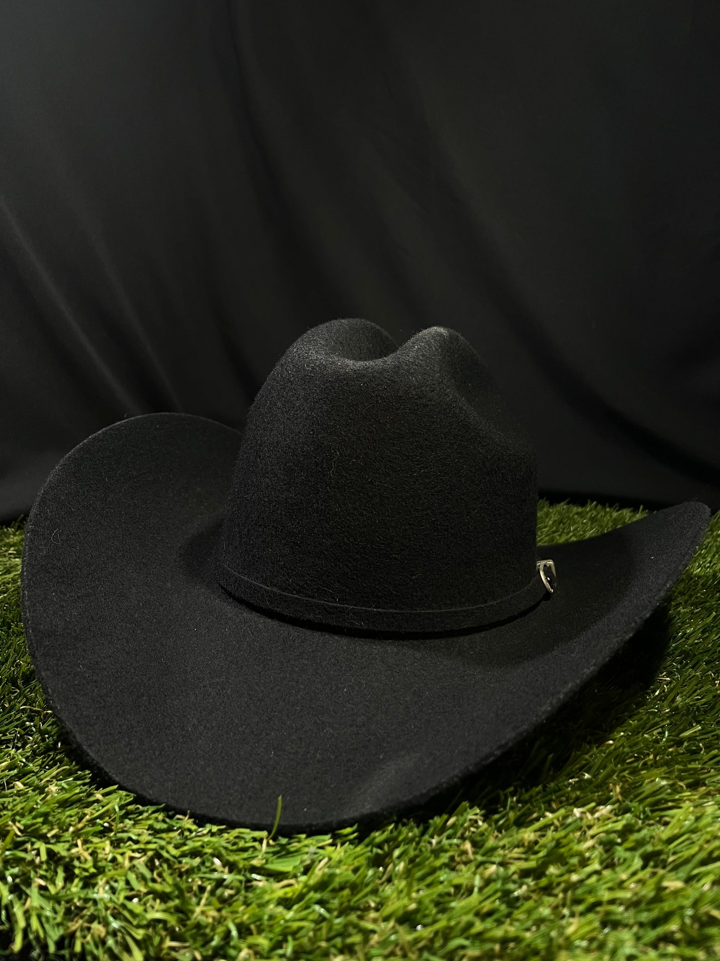 Classic Felt Cowboy Cowgirl Hat- Black
