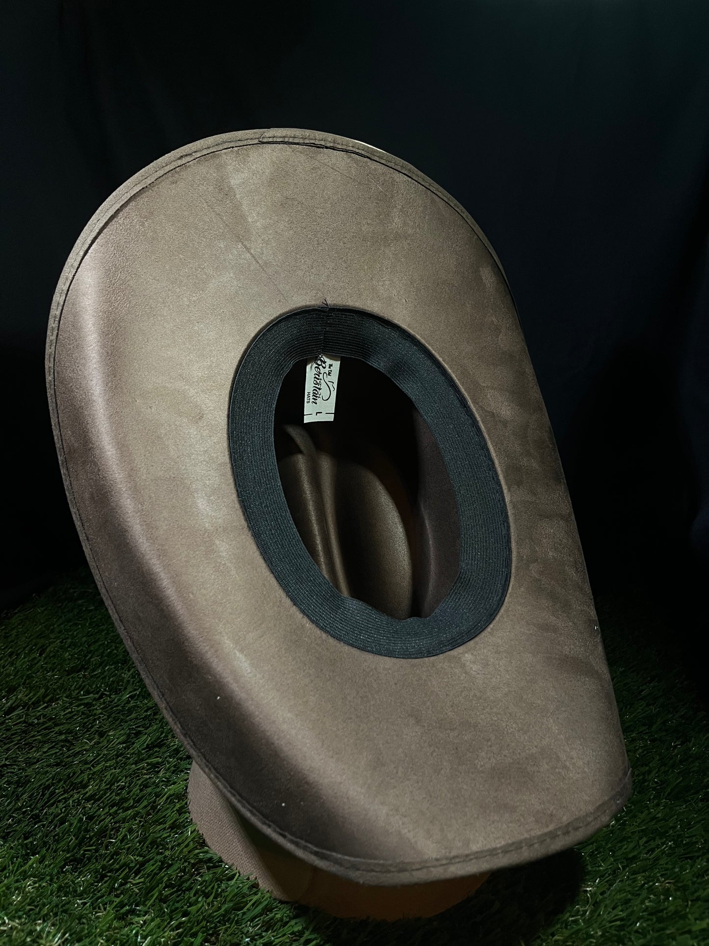 Chocolate Brown Western Suede