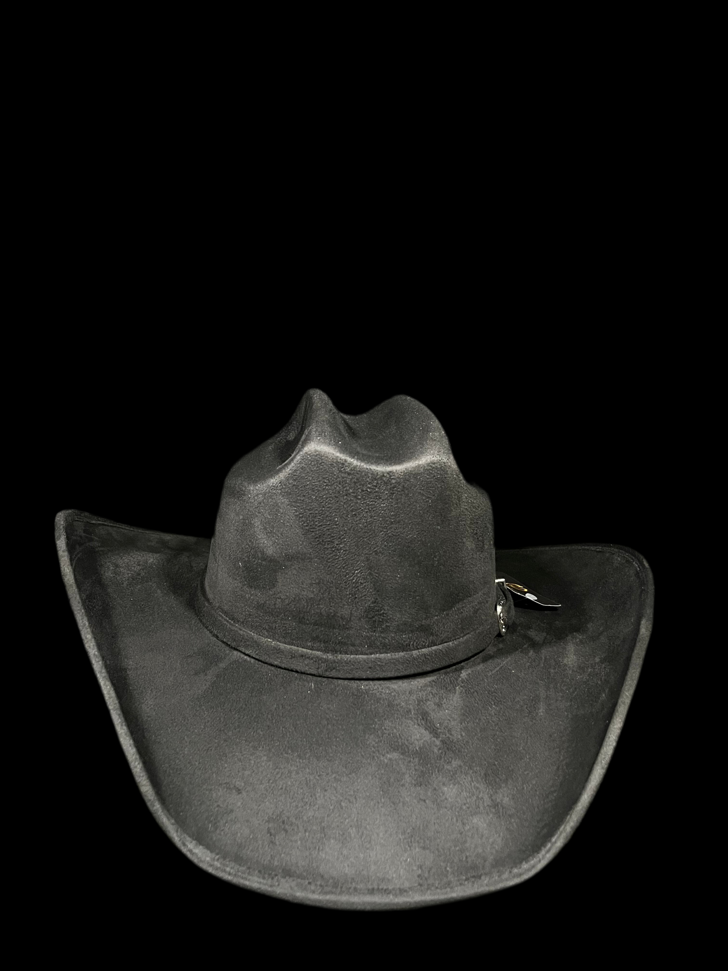 Western Black USA Patriot Suede Cowboy Cowgirl Hat