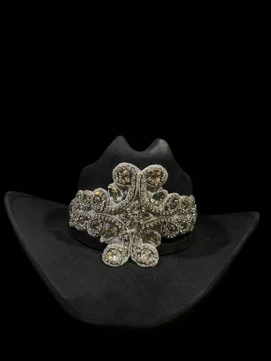 Embellished Shiny Rhinestones Cowgirl Hat
