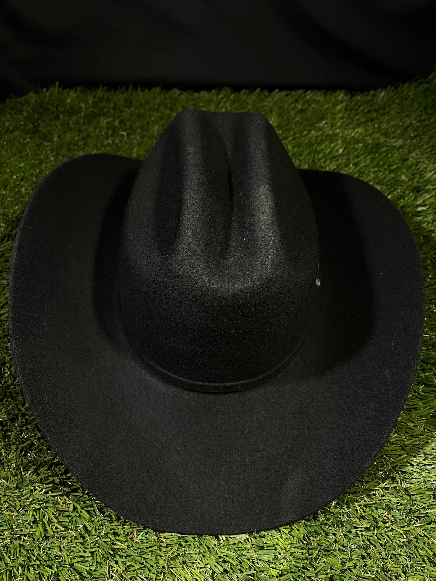 Classic Felt Cowboy Cowgirl Hat- Black