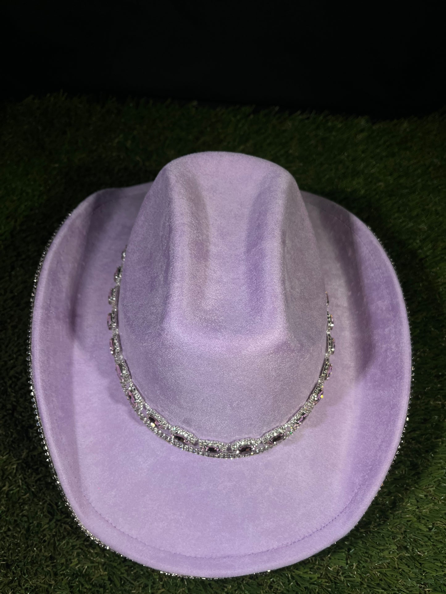 Light Purple Bedazzled Chandelier Hat