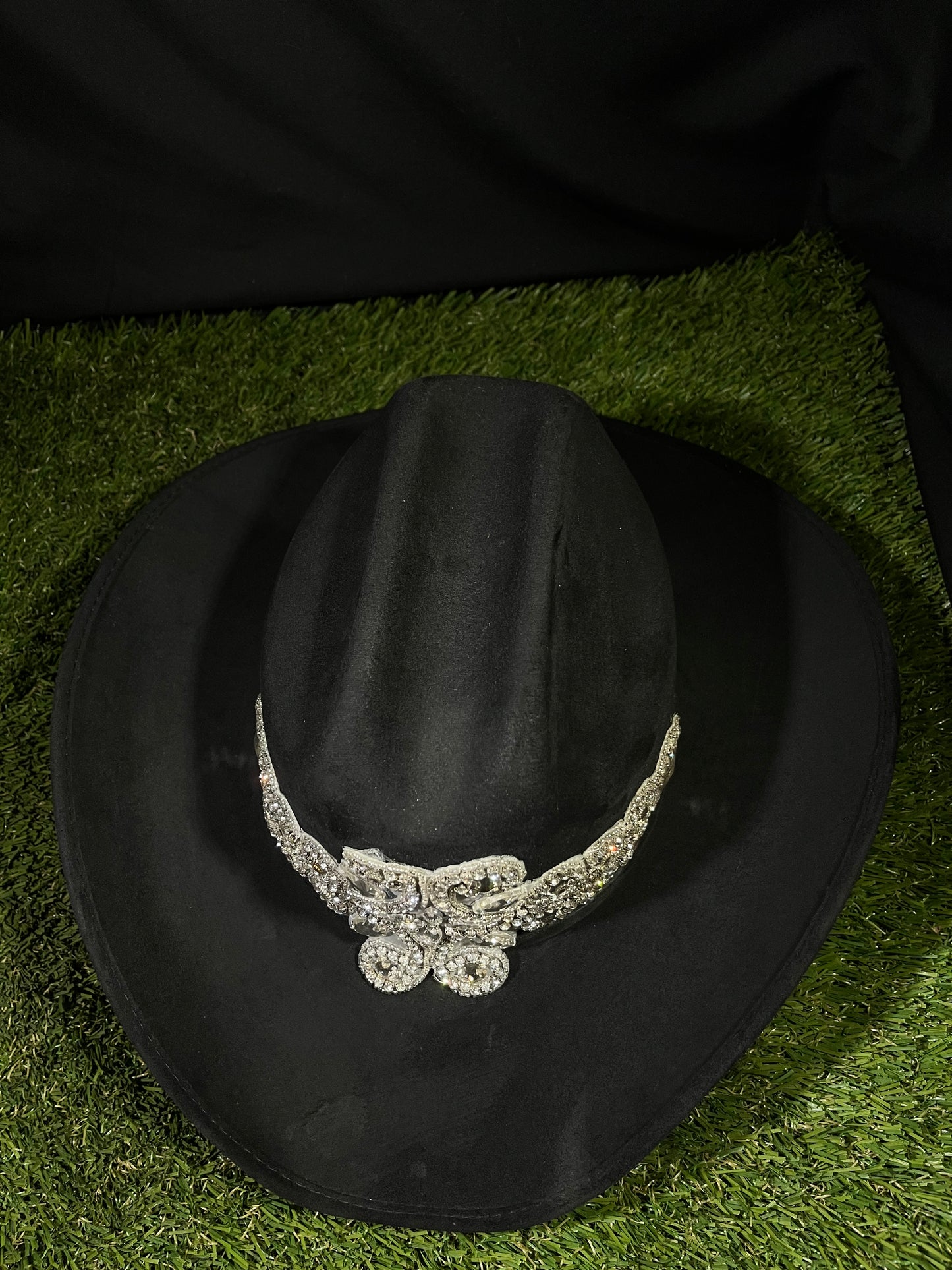 Embellished Shiny Rhinestones Cowgirl Hat
