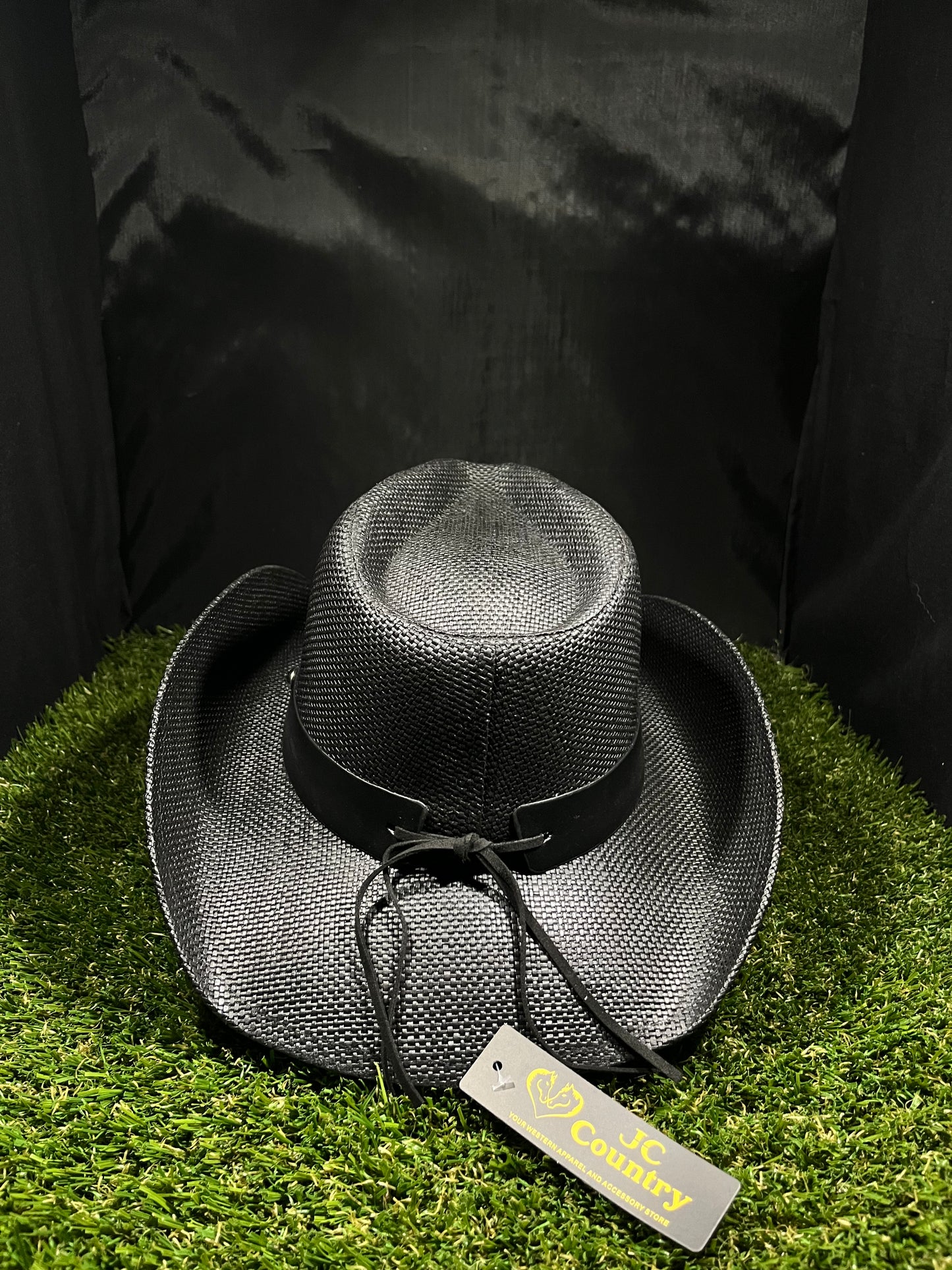 Black Cowboy Cowgirl Texas Star Unisex Hat