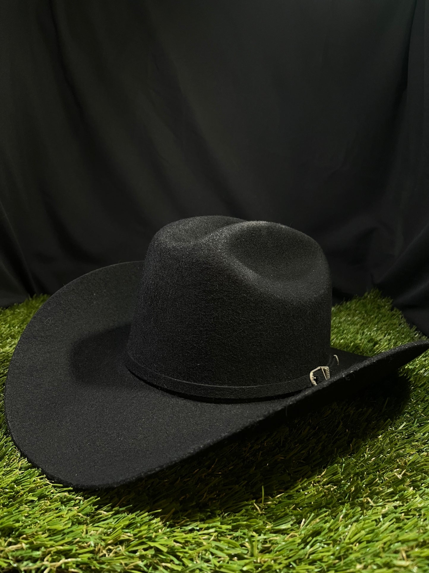 Classic Felt Cowboy Cowgirl Hat- Black