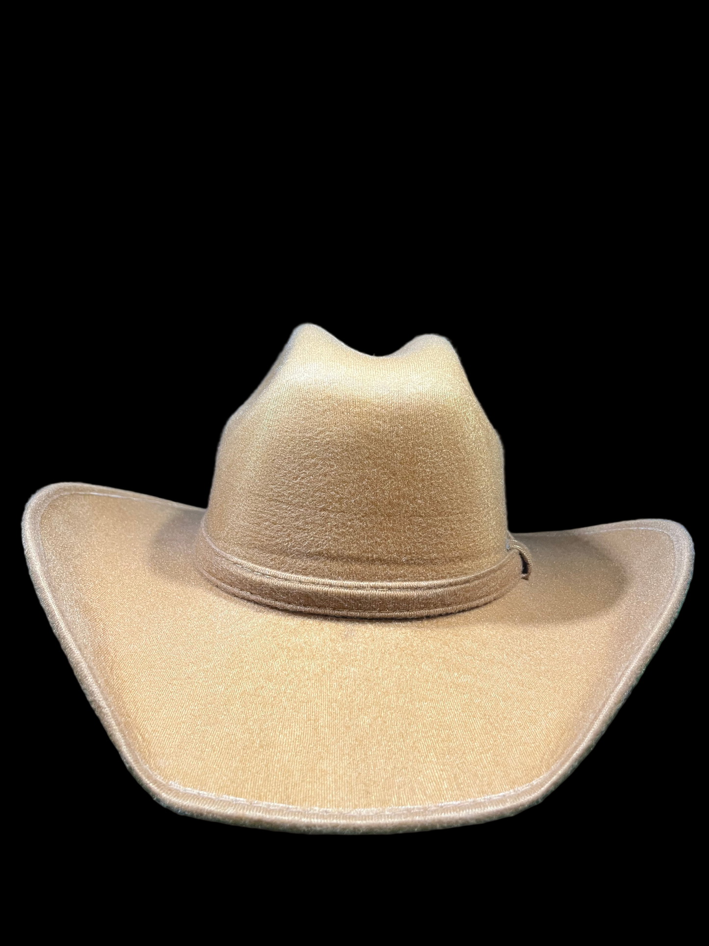 Premium Light Brown Tan Faux Suede Cowboy/Cowgirl Hat with Western Concho – Correa Hats